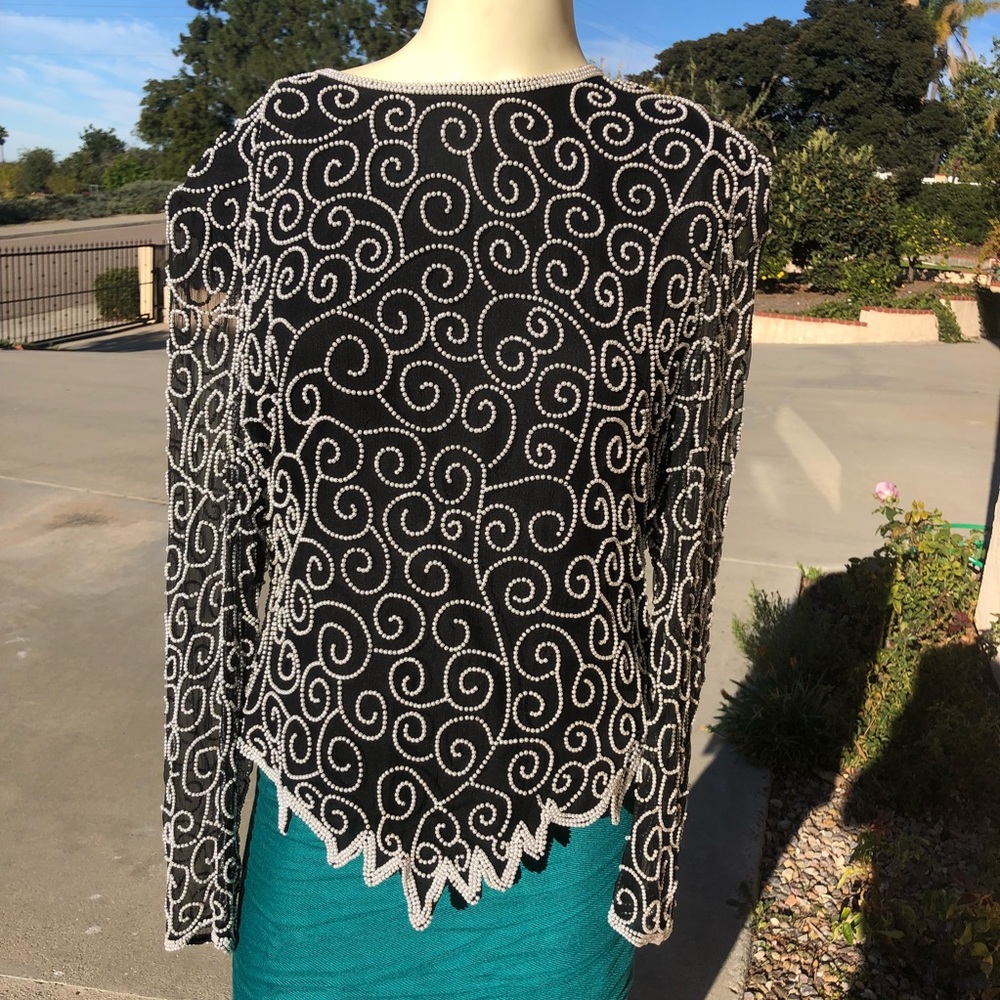 Beaded blouse beautiful!